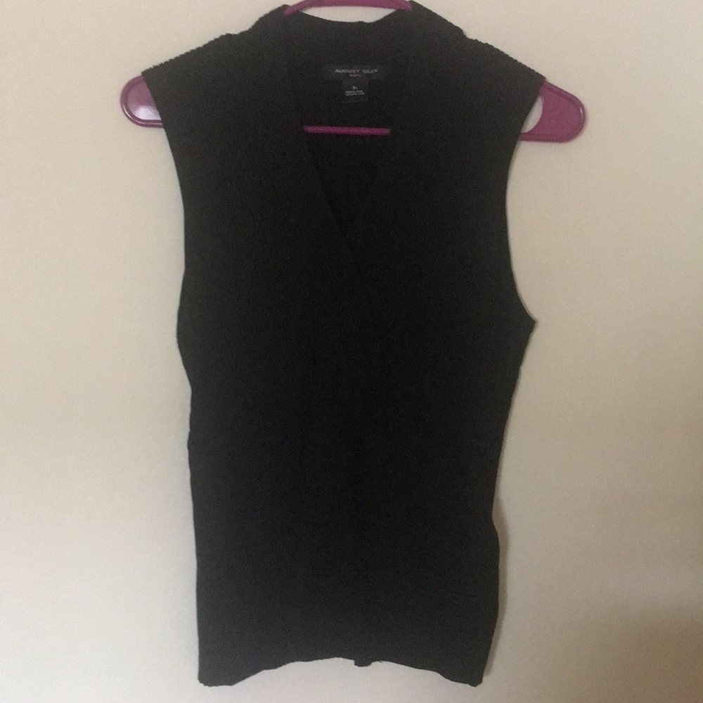 V neck sweater tank